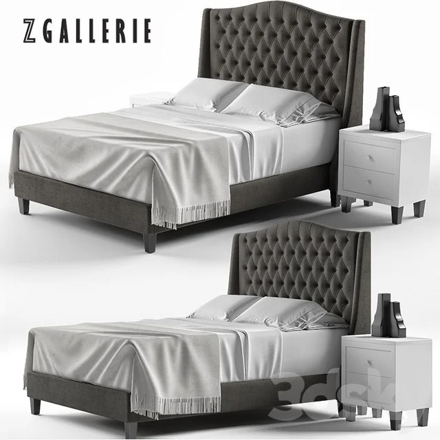 Scarlett Tufted Bed